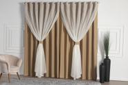Cortina solaris com voil 4,00m x 2,50m