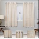 Cortina Tecido Palha 2,80x1,70 Premium Estampado Jacquard