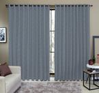 Cortina Tecido Rustico 3,00M x 2,40M Semi Blackout Azul