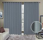 Cortina Tecido Rustico 6,00M x 2,30M Semi Blackout Azul