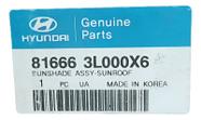 Cortina Teto Solar Hyundai Azera 3.3 2011 81666-3l000-x6 Cinza