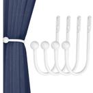 Cortina Tiebacks VRSS Simple Style Drapery Holdbacks (4 unidades)