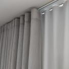 Cortina Trilho Suíço Duplo Linho+blackout 8,00x2,80 Luxo