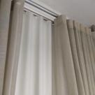 Cortina Trilho Suíço Duplo Linho Com blackout 6,00x2,70 Luxuosa Cortina Trilho Suíço Duplo Linho Com blackout 6,00x2,70 Luxuosa