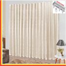 Cortina Tropical em Jacquard 2,00 x 1,70 Para Trilho Suisso - Palha - 100% Poliéster Cortina Tropical em Jacquard 2,00 x 1,70 Para Trilho Suisso - Palha - 100% Poliéster