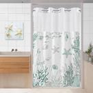 Cortina TWLSNCD Nautical Coastal Shower 137x203cm Verde