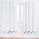 Cortina Varão Simples Ilhos Quarto de Bebê e Criança Branco Janela até 1,5m apartamento Cortina Varão Simples Ilhos Quarto de Bebê e Criança Branco Janela até 1,5m apartamento