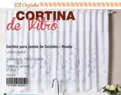 Cortina Vitro Cozinha Rendada Vitrô Para Janela Decoração - Estampa Renda Sortida - Panami