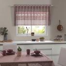 Cortina Vitro Renda Color Retro 2,00X0,80 Rose