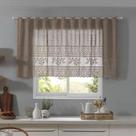 Cortina Vitro Renda Valencia Desert Lisa 2,00Larg X0,80 Alt