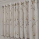 Cortina Voal Bordada Com Forro Leve Microfibra 3,00x1,40 Luxo Cortina Voal Bordada Com Forro Leve Microfibra 3,00x1,40 Luxo
