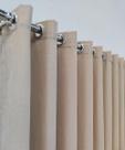 Cortina Voal Gaze De Linho Com Forro Blecaute Blackout 3,00x1,50