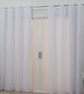 Cortina Voil 4 Metros Para Sala E Quarto Liso Transparente