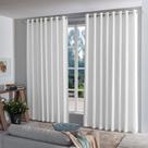 Cortina Voil Listras Com Forro De Tecido 5,60x2,60 - Mc Cortinas