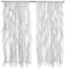 Cortina Voil Sheer Sweet Home Collection - 160x130cm - Com Babado