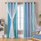 Cortina XiDi Rainbow Blugre/Grey, Blackout de dupla camada