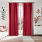 Cortinas ANRODUO Thermal Blackout Red 107x213 cm (2 painéis)
