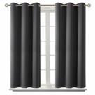 Cortinas BGment Blackout com isolamento térmico 38x54cm cinza escuro