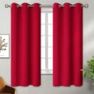 Cortinas BGment Christmas 160x160cm Red Room Darkening
