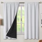 Cortinas BGment com isolamento térmico 100% Blackout 132x160cm 2P Cortinas BGment com isolamento térmico 100% Blackout 132x160cm 2P