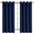 Cortinas BGment Navy Blackout 130x160cm para quarto x2