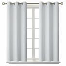 Cortinas BGment Room Darkening 138x137cm, branco acinzentado, 2 painéis Cortinas BGment Room Darkening 138x137cm, branco acinzentado, 2 painéis