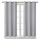 Cortinas BGment Room Darkening 138x137cm Cinza claro 2 painéis Cortinas BGment Room Darkening 138x137cm Cinza claro 2 painéis