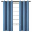 Cortinas Blackout BGment Faded Denim 107x160cm, conjunto de 2