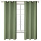 Cortinas Blackout BGment Grass Green 160x160cm 2 painéis