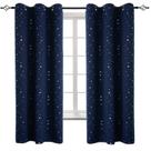Cortinas Blackout BGment Kids Star Navy Blue 107x160cm 2 painéis Cortinas Blackout BGment Kids Star Navy Blue 107x160cm 2 painéis
