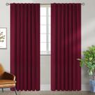 Cortinas Blackout BGment Wide Christmas Red 70x213cm 2 painéis