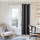 Cortinas Blackout ChrisDowa Grommet com isolamento térmico