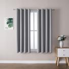 Cortinas Blackout ChrisDowa Grommet para quarto 132x114cm 2 painéis