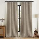 Cortinas Blackout com Pregas 178 x 244 cm, Linho, 2 Painéis