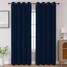 Cortinas Blackout CUCRAF Navy Blue 229x132cm, conjunto de 2 painéis Cortinas Blackout CUCRAF Navy Blue 229x132cm, conjunto de 2 painéis