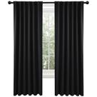 Cortinas Blackout Deconovo Black 213 cm x 213 cm para quarto