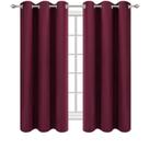 Cortinas Blackout Diraysid Burgundy Red 42x63 2 painéis