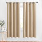 Cortinas Blackout Draperies NICETOWN Biscotti Beige 132x183cm Cortinas Blackout Draperies NICETOWN Biscotti Beige 132x183cm