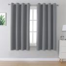 Cortinas Blackout DUALIFE Grey 115x114cm 2 painéis de quarto