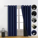 Cortinas Blackout FEBSIXTH Blue 100% poliéster 213x137cm Cortinas Blackout FEBSIXTH Blue 100% poliéster 213x137cm