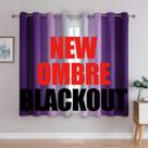 Cortinas Blackout G2000 roxo/branco acinzentado 160x160cm 2 painéis Cortinas Blackout G2000 roxo/branco acinzentado 160x160cm 2 painéis