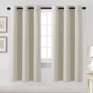 Cortinas Blackout H.VERSAILTEX com isolamento térmico 183x182cm em marfim