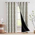 Cortinas Blackout Jinchan Sage Green 214 cm de comprimento Vintage