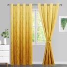 Cortinas Blackout JIUZHEN Yellow Ombre Thermal 132x244cm 2P