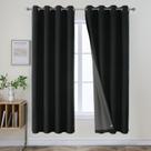 Cortinas Blackout Joydeco Burg 100% Black Out texturizadas 183 cm Cortinas Blackout Joydeco Burg 100% Black Out texturizadas 183 cm