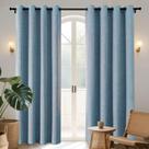 Cortinas Blackout Joydeco Burg 100% Black Out W132 x L213cm