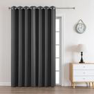 Cortinas Blackout Joydeco com isolamento térmico cinza escuro 230 cm