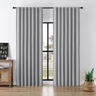 Cortinas Blackout Joydeco de Lino Sintético 132x213 cm Gris Claro Cortinas Blackout Joydeco de Lino Sintético 132x213 cm Gris Claro