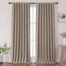Cortinas Blackout Joydeco Linen 100% Blackout 180x183cm 2 painéis Cortinas Blackout Joydeco Linen 100% Blackout 180x183cm 2 painéis