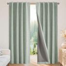 Cortinas Blackout Joydeco Linen 100% bloqueadoras de luz 100x213cm